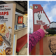 Inside and outside KFC location in Atlanta